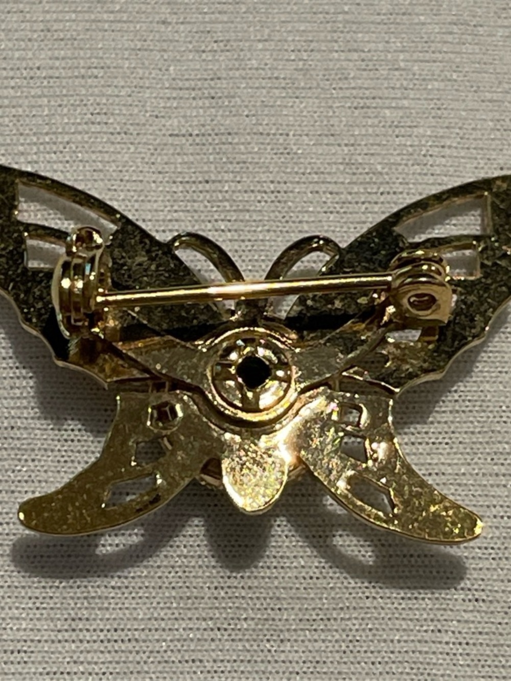Gold Butterfly Brooch Pin - Women's Jewelry Accent